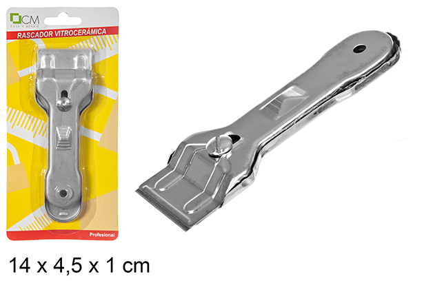 Special glass-ceramic scraper