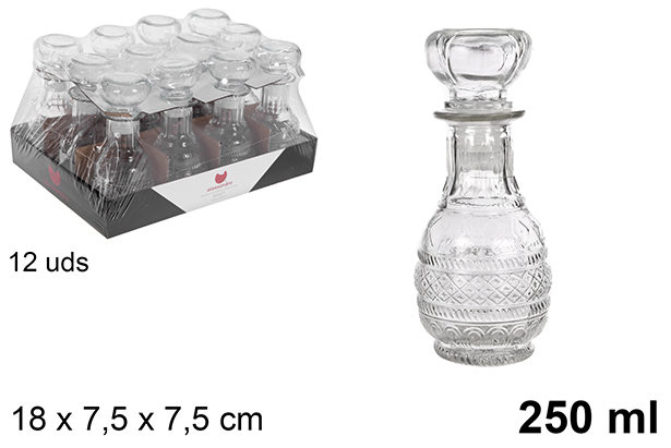Nancy liqueur glass bottle 250 ml