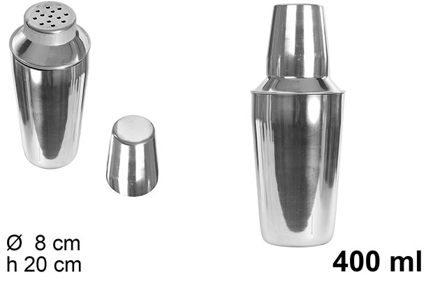 Coctelera metal 400 ml