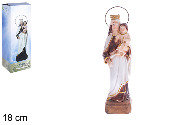 Virgem de Carmen 18 cm
