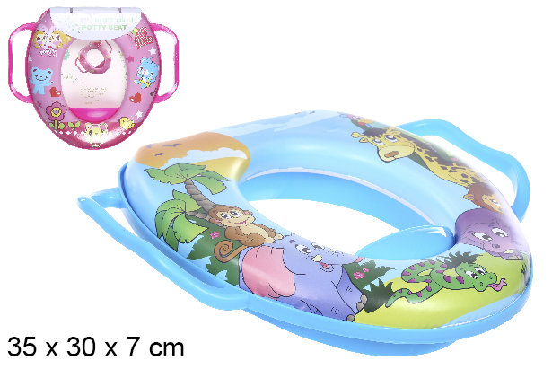 Riduttore WC per bambini con maniglie 35x30 cm