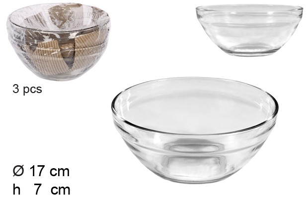 Bowl cristal 17 cm