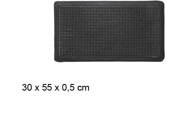 Capacho de borracha 30x55 cm