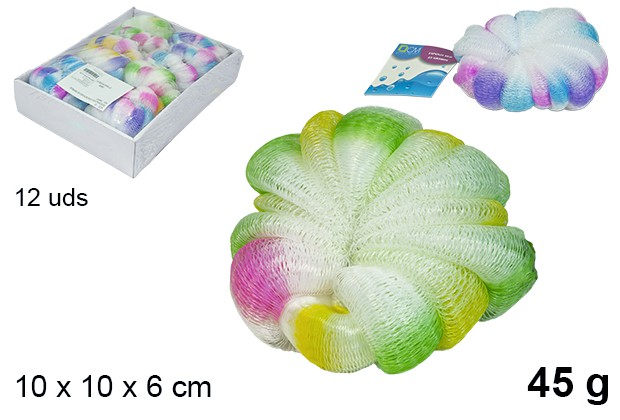 [102087] Esponja redonda colores surtidos 45 gramos