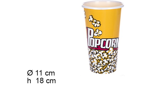 Balde de pipoca 11 cm 