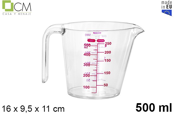 Jarro medidor plástico 500 ml