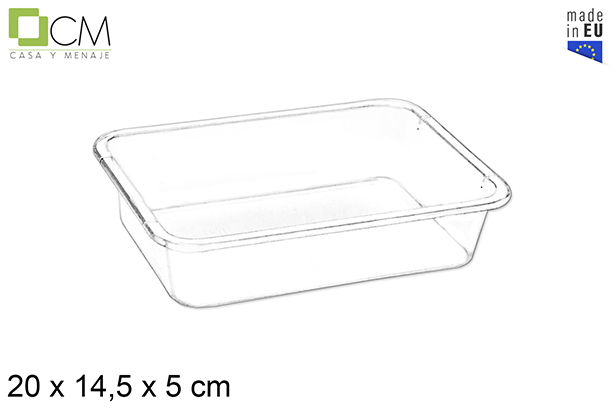 [103036] Bandeja plástico cristal nº1