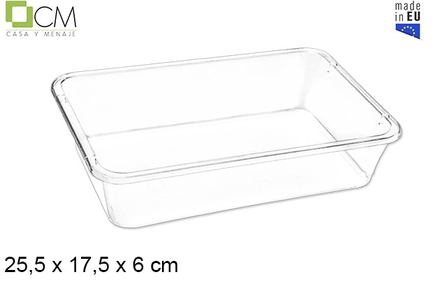 [103037] Transparent plastic tray nº2