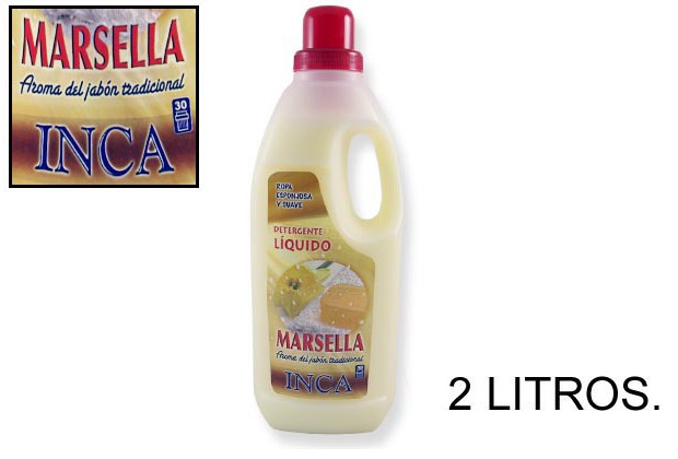 Detergente líquido Inca Marsella 2 l.