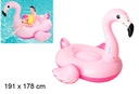 Flamingo inflável com alças para adultos