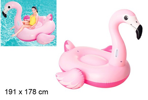 [200161] Inflatable flamingo with handles for adults