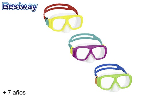 [200188] Óculos de mergulho infantil em cores sortidas + 7 anos
