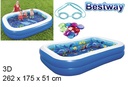 Piscina inflável de aventura subaquática Modelo 3D
