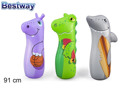 [200331] Inflatable animal punching bag for children 91 cm