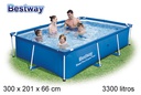 Piscina Deluxe 3.300 l. 300x201 cm