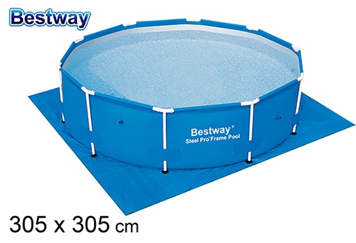 [200347] Swimming pool protective floor box bw 305 cm