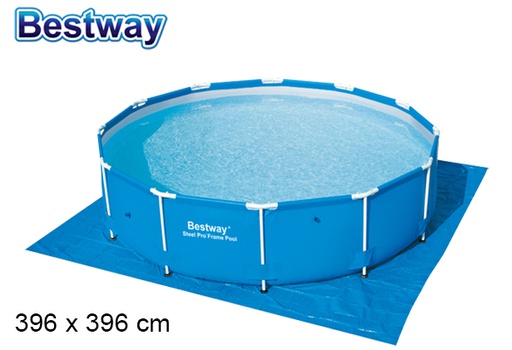 [200348] Swimming pool protective floor box bw 396 cm