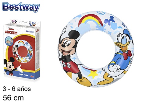 [200404] Flotteur gonflable Mickey boîte bw 56 cm 
