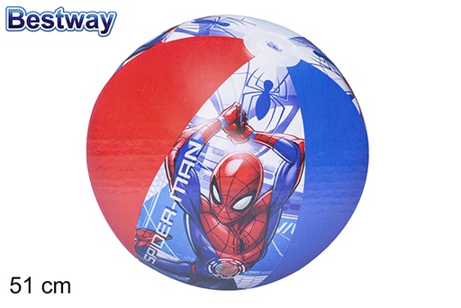 [200426] Ballon de plage gonflable Spiderman 51 cm
