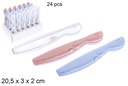 Plastic toothbrush case