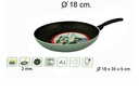 Silver frying pan 18 cm