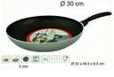 Silver frying pan 30 cm