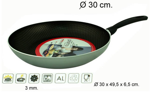 [200531] Silver frying pan 30 cm