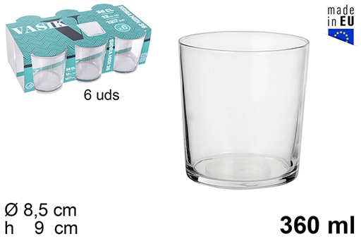 [200716] Bicchiere di vetro per il sidro 360 ml