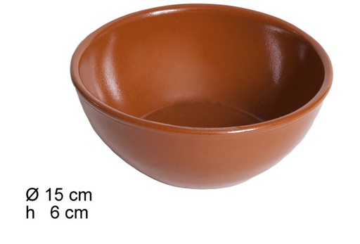 [200757] Clay bowl  15 cm