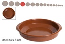 Casseruola in argilla con manici 34 cm