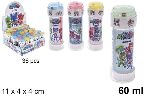 [200802] Tubo pompas jabon Pj Masks 60 ml