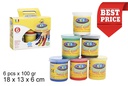 Pack 6 bicchieri da tempera 100 gr.
