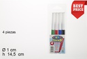 Pack 4 marcadores Jumbo