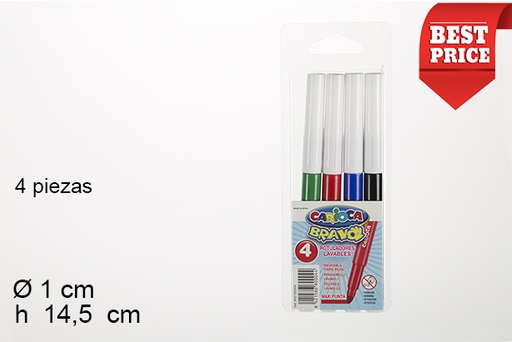 [201035] Pack 4 feutres Jumbo