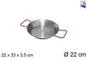Paella pulida 22 cm - La ideal -