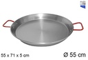 Paella pulida 55 cm - La ideal -