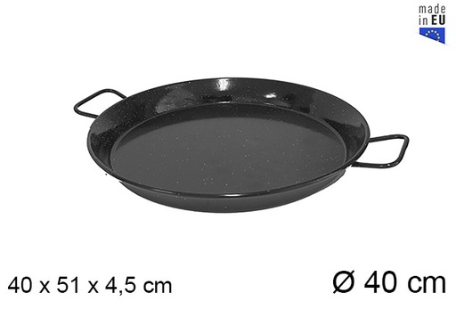 [201295] Enameled paella 40 cm - La ideal -