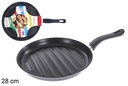 Carmela grill esmaltada antiadherente 2 capas 28 cm