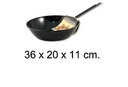 Sartén honda esmaltada con mango 20 cm