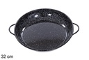 Flat enameled casserole 32 cm