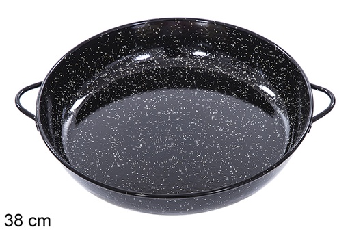 [201388] Cocotte plate émaillée 38 cm