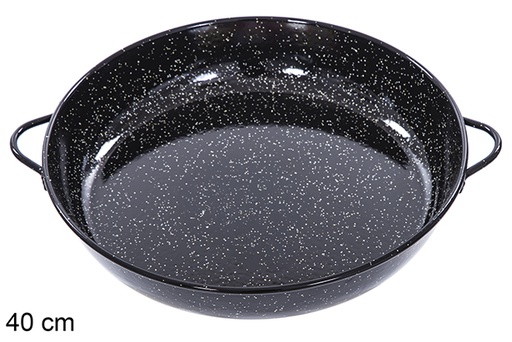 [201389] Cocotte plate émaillée 40 cm