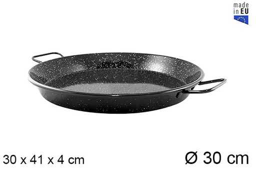 [201403] Paella spéciale Pata Negra induction émaillée 30 cm