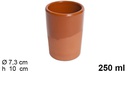 Vaso barro para caña 250 ml