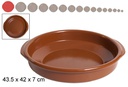 Clay saucepan with handles 42 cm 