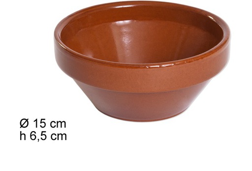 [201464] Ciotola di argilla per zuppa 15x6,5 cm