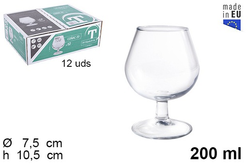 [201774] Cognac glass cup 200 ml