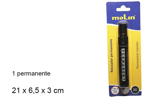 [202036] Blister 1 black permanent marker