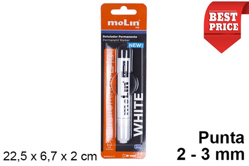 [202038] Blister 1 marqueur permanent blanc