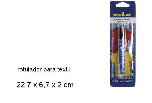 [202039] Blister 1 marqueur permanent textile